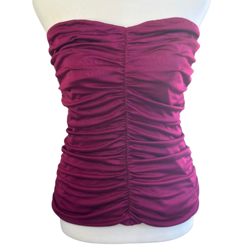Express Strapless Ruched Tube Top